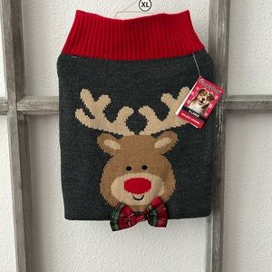 NEW Reindeer Dog Sweater.